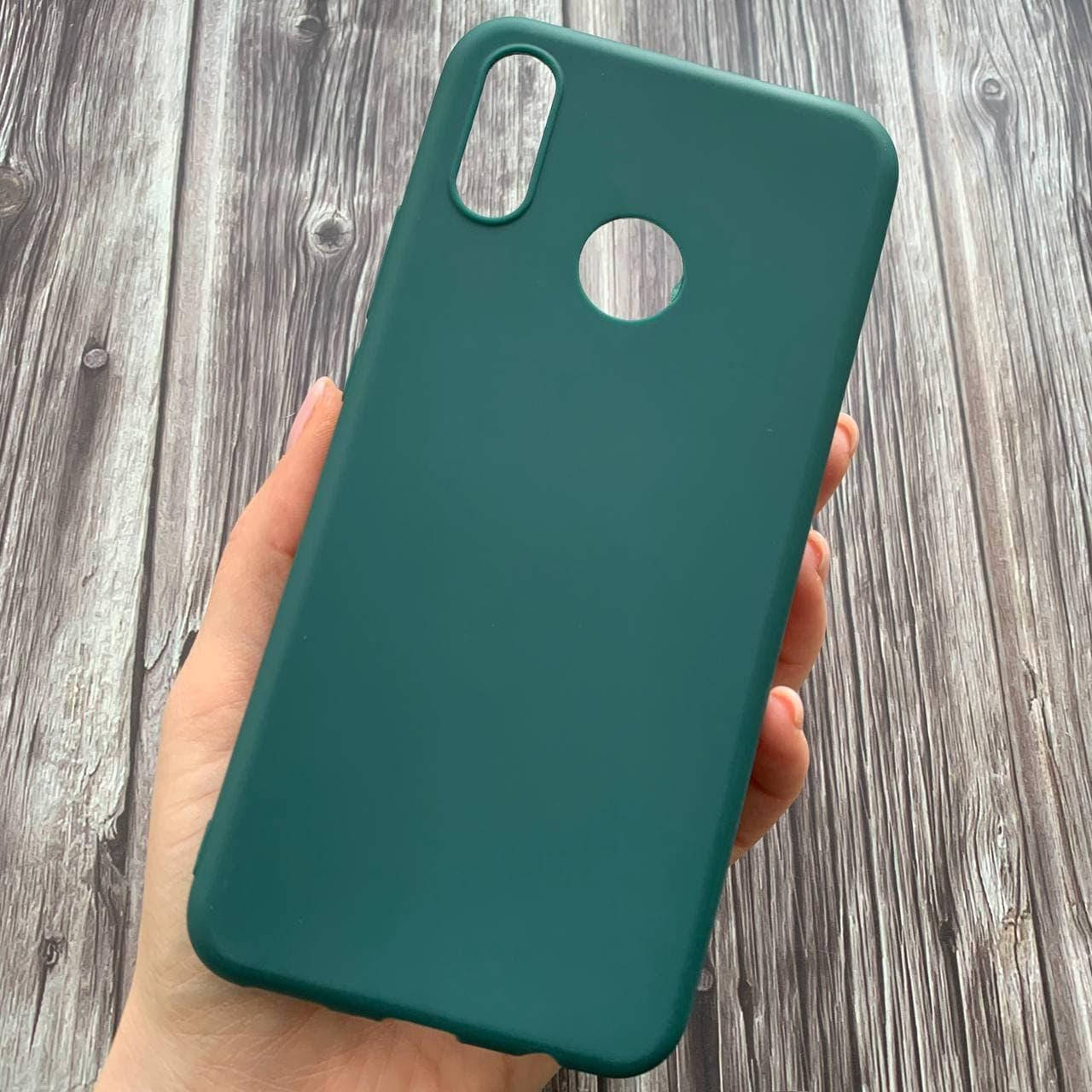 

Чехол для Huawei P Smart Plus цветной яркий плотный силиконовый чехол на хуавей п смарт плюс зеленый, Зелёный
