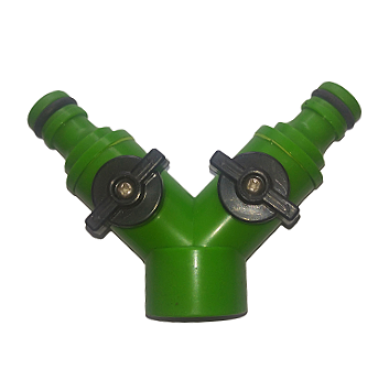 

Кран на два выхода Garden Accessories под коннектор (14 шт).