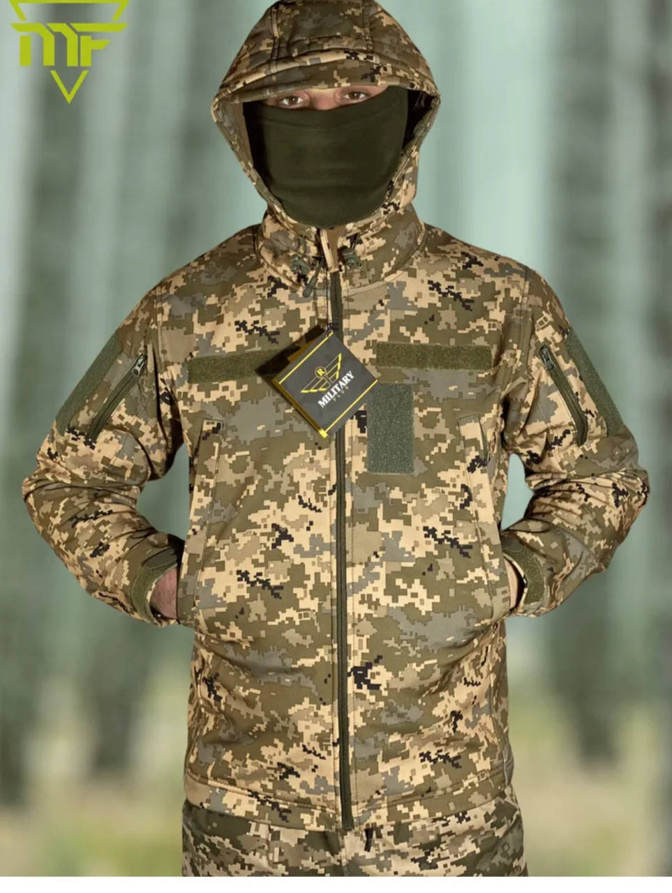 

Куртка Soft Shell G.-01 Пиксель ЗСУ розмір 54, 56, 58, 60