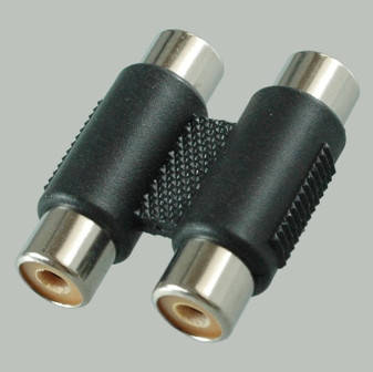 

Переходник 2х гн.RCA- 2х гн.RCA, корпус пластиковый 10 штук