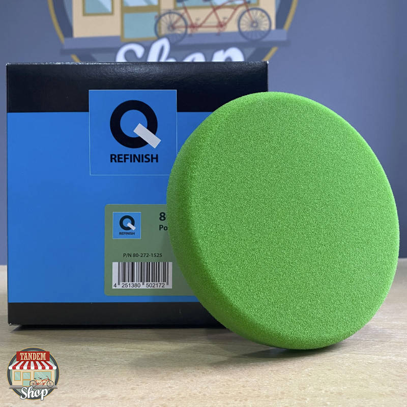 

Полировальный круг на липучке средней жесткости Q-Refinish 80-282, Ø150 мм x 25 мм Зеленый