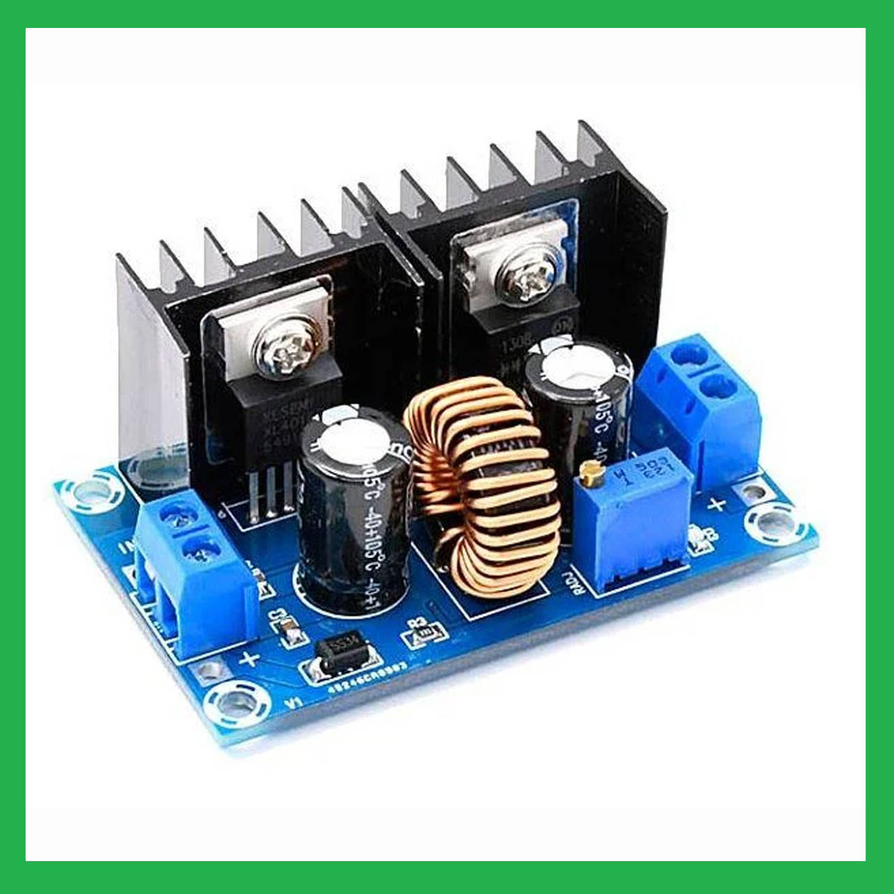 

Понижающий преобразователь DС-DC XL4016E1, 4-40V, 1.25-36V, 8A, 180KHz