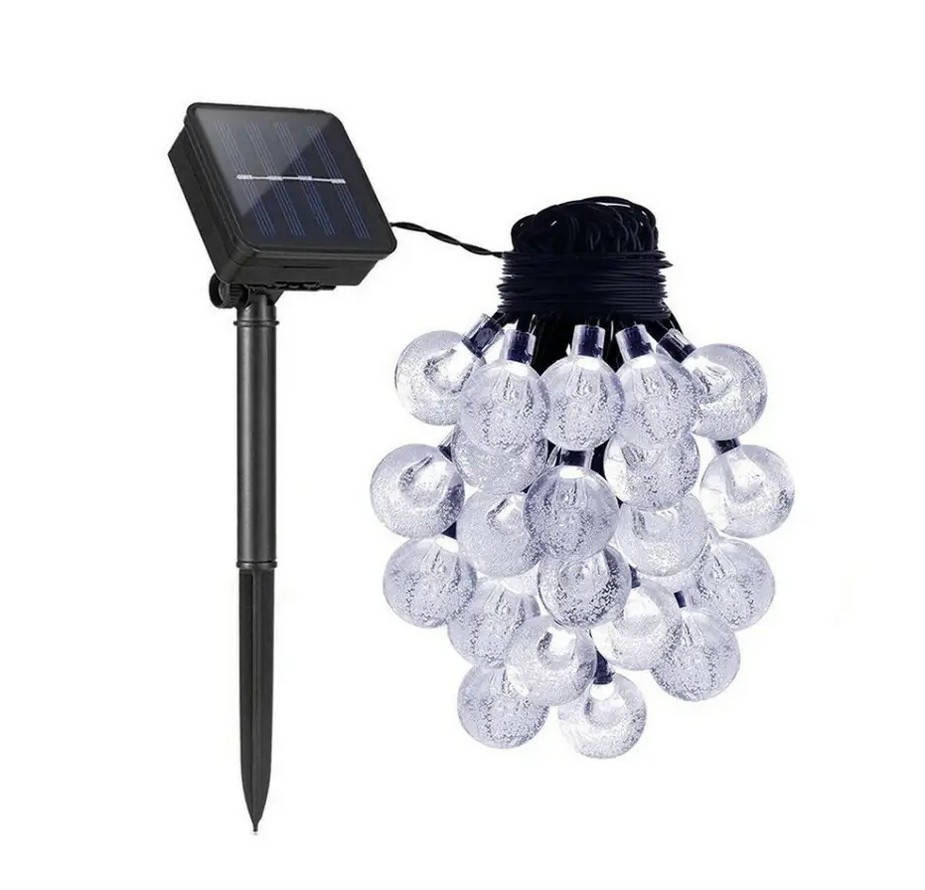 

Уличная гирлянда на солнечной батарее Шарики 50 LED 6,5 м