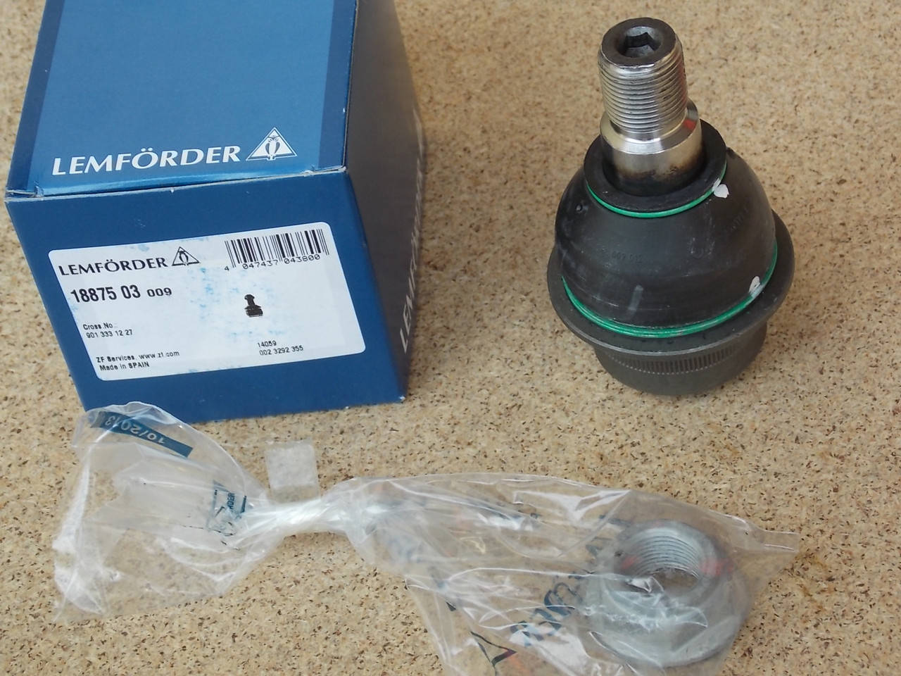 

Опора шаровая, MB Sprinter/VW LT 96- LEMFORDER 1887503