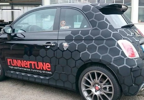 

Наклейки на авто - Тюнинг "Соты сплошные 48 шт 15х17 см/шт" 60х100 см х2 шт, Белый