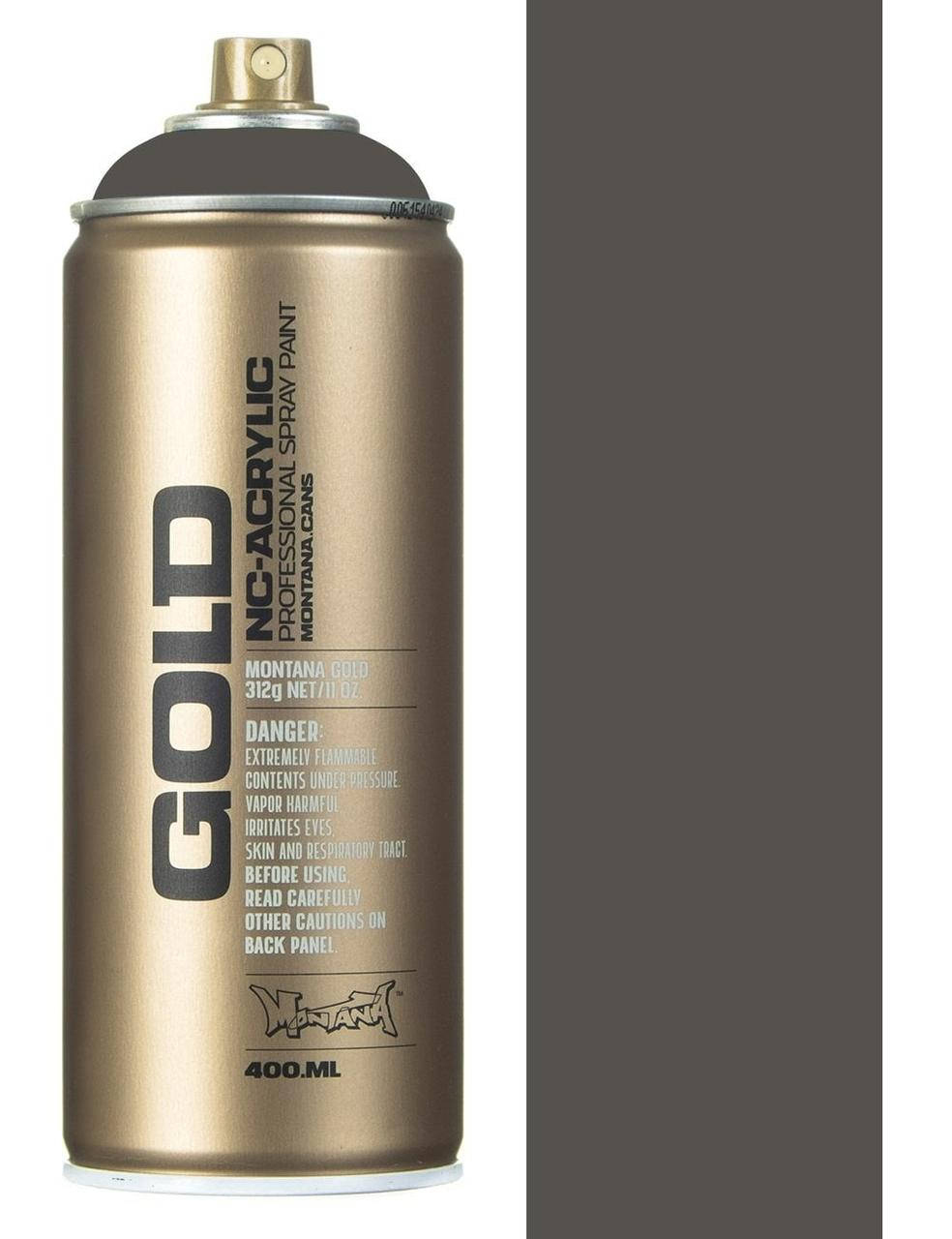 

Аэрозольная краска Montana Gold 7270 Базальт (Basalt) 400 мл, Серый
