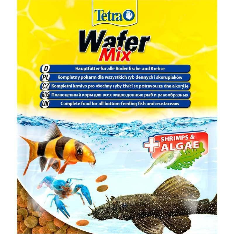 

Тетра (Tetra) Wafer Mix 12 г / 15 г, пакет - Корм для донных рыб и ракообразных