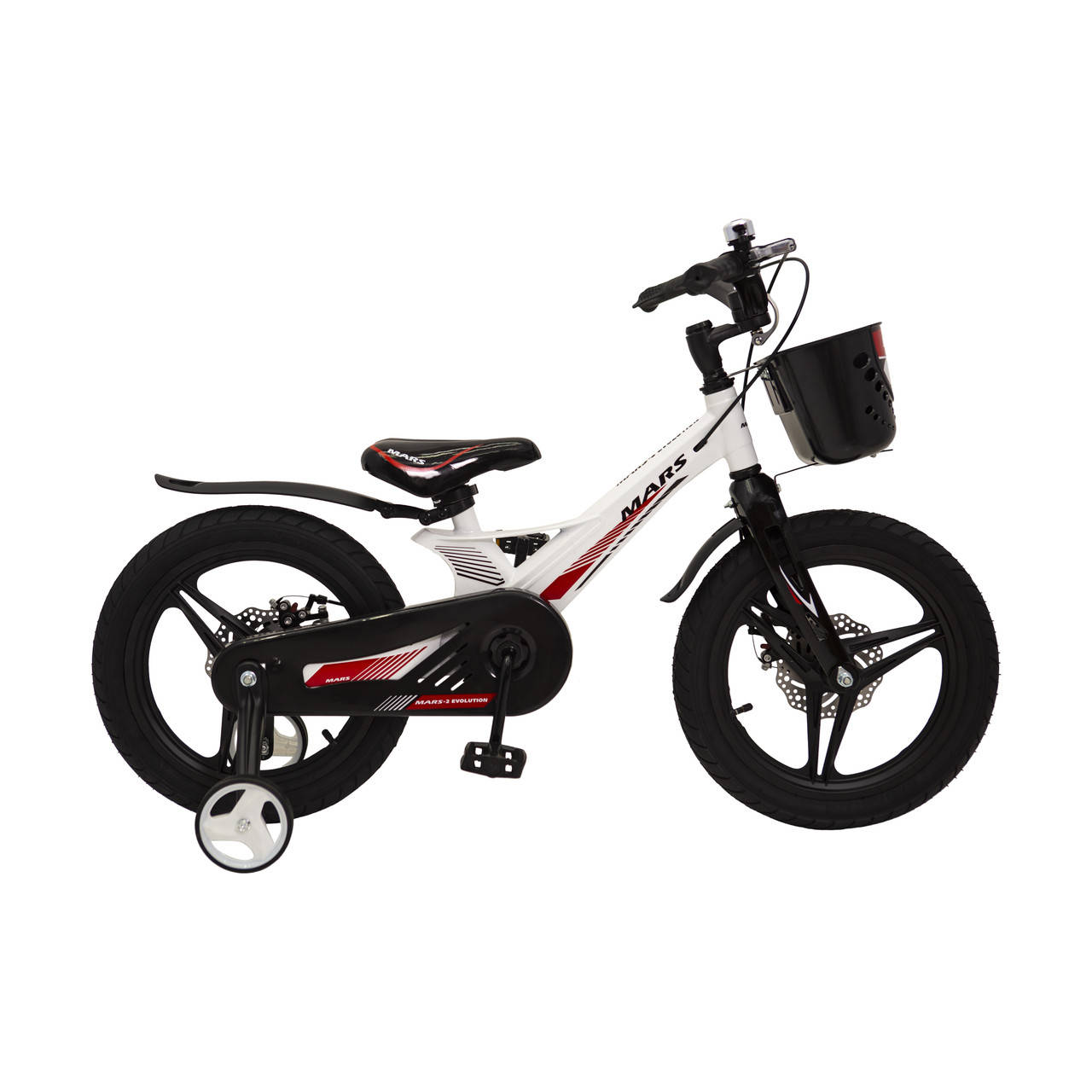 

Детский легкий магниевый велосипед со складным рулем MARS 2 Evolution -16 Дюймов от 5 лет, Белый