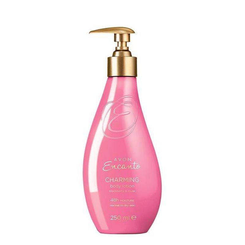 

Парфюмированный лосьон для тела Encanto Charming Avon ежевика и мускус, 250 мл
