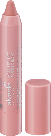 

Губная помада alverde NATURKOSMETIK Lippenstift Matt Rosé Delight 40 3.7мл