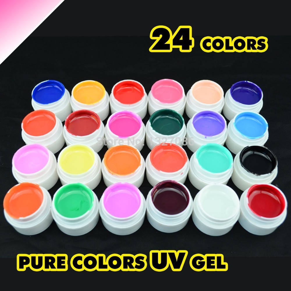 

Набор гель красок ( гель лаков) для покрытия ногей GDCOCO 24 шт