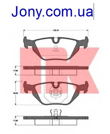 

Тормозные колодки BMW E36 (БМВ Е36) (E46)