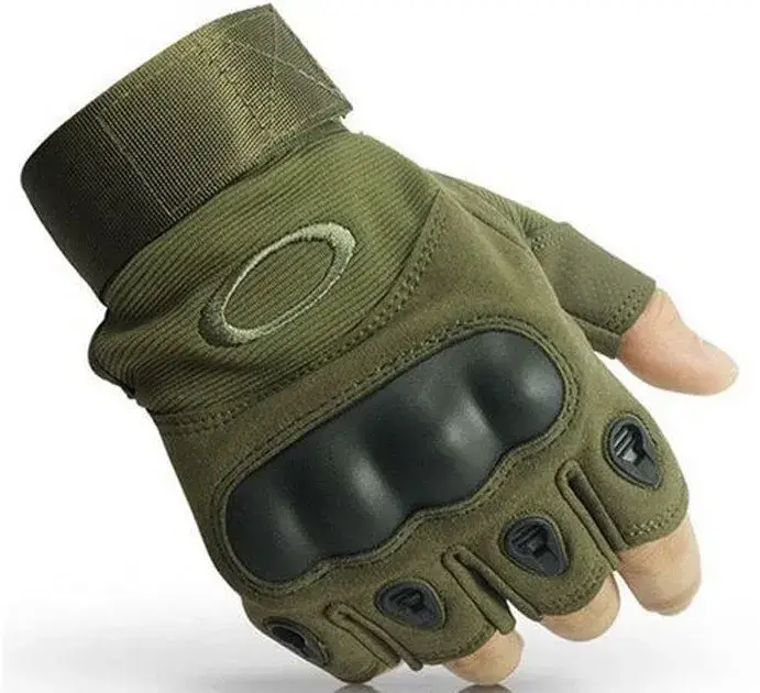 

Тактические беспалые перчатки "Oakley" олива