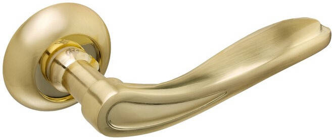 

Дверная ручка GAVROCHE PROМETIUМ Pm – А5 матовое золото/золото (Китай)