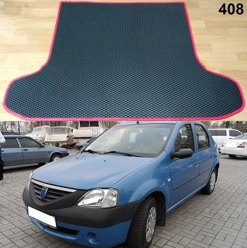 

Коврик ЕВА в багажник Dacia Logan '04-12, Черный