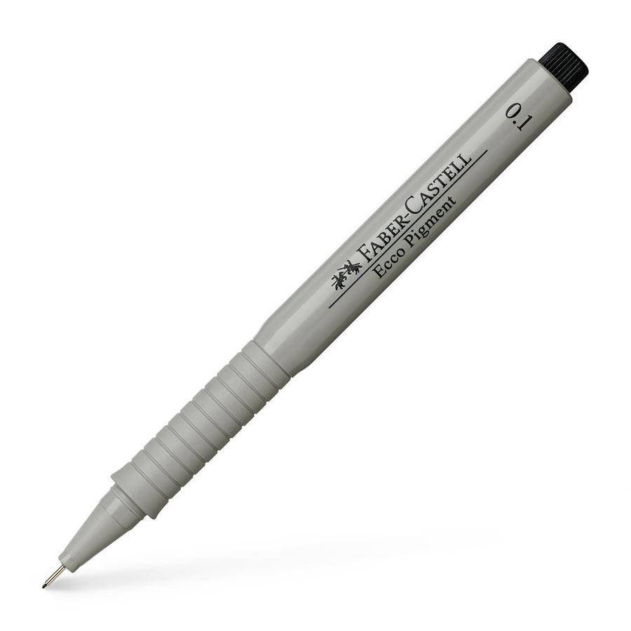 

Линер черный Ecco pigment 0,1 мм Faber-Castell