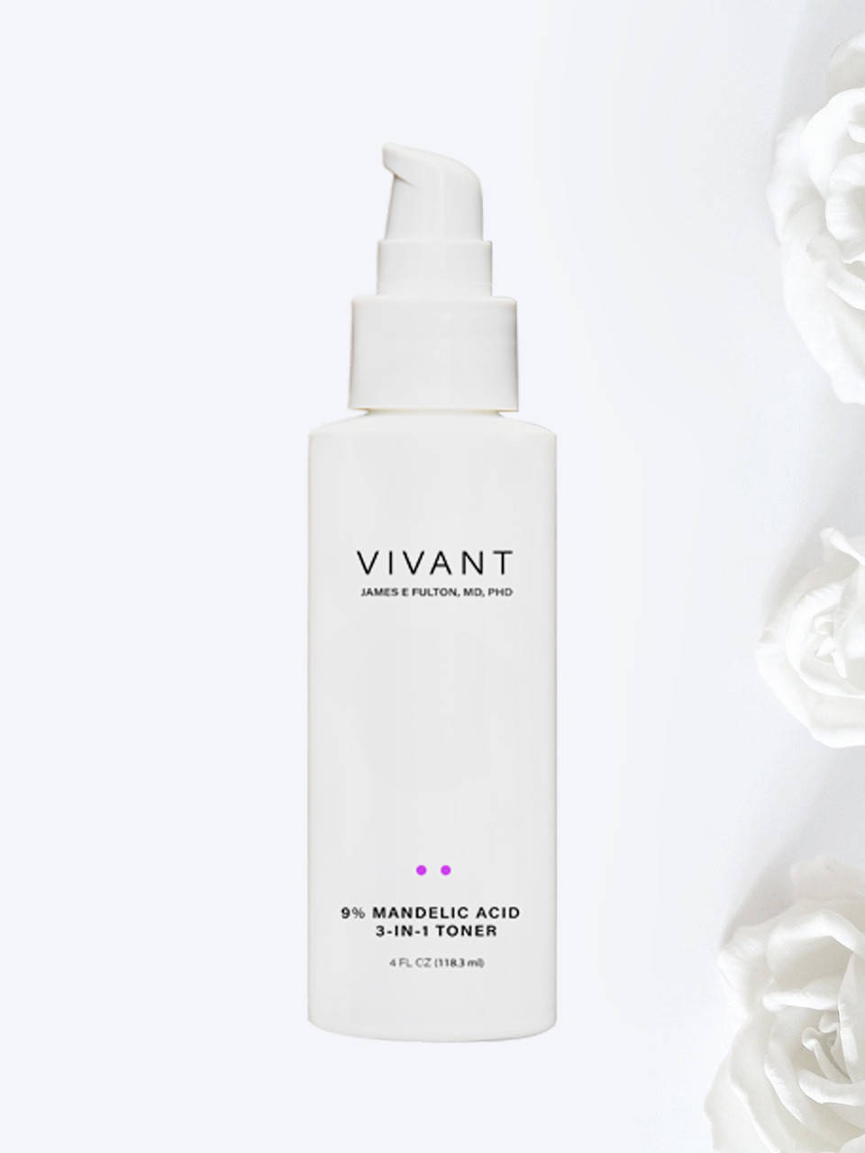 

Тоник с 9% миндальной кислотой 3-в-1 Mandelic Acid Toner Vivant Skin care 115 мл