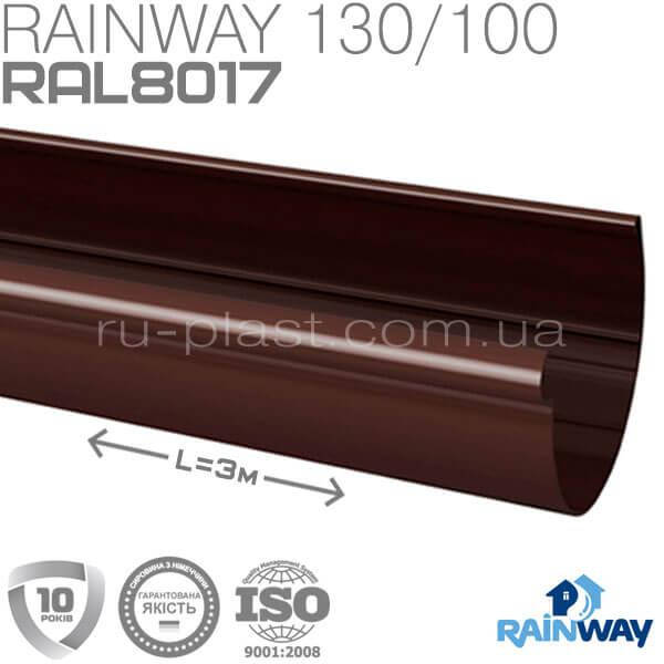 

Желоб коричневый RAINWAY 130мм