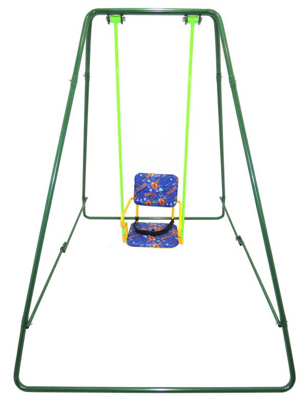

Качели детские разборные металлические на все сезоны «Take&Ride baby swing green»., Зелёный
