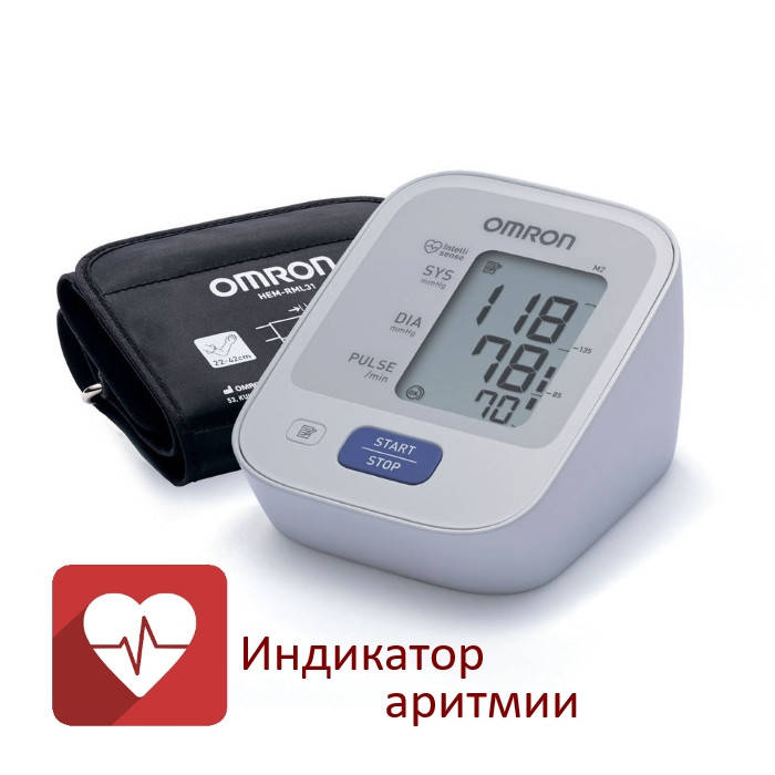 

Omron M2 Basic (HEM-7121-ALRU) автоматический тонометр на плечо с адаптером гарантия 5 лет
