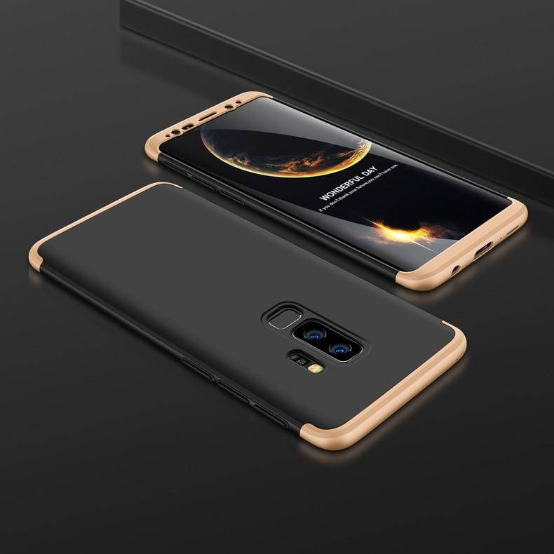 

Чехол GKK 360 для Samsung S9 Plus / G965 бампер оригинальный накладка Black-Gold