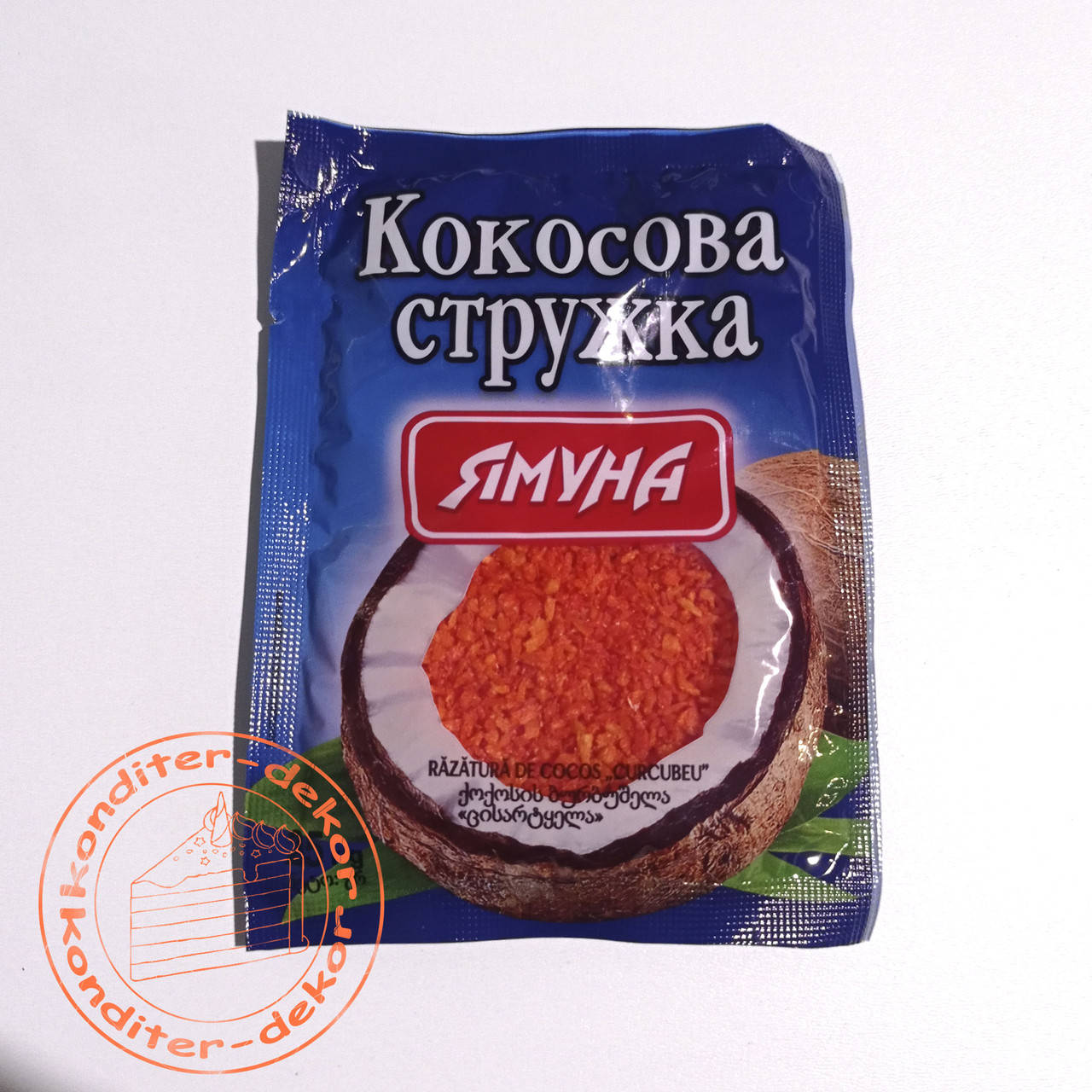 

Кокосовая стружка Ямуна 25г красная