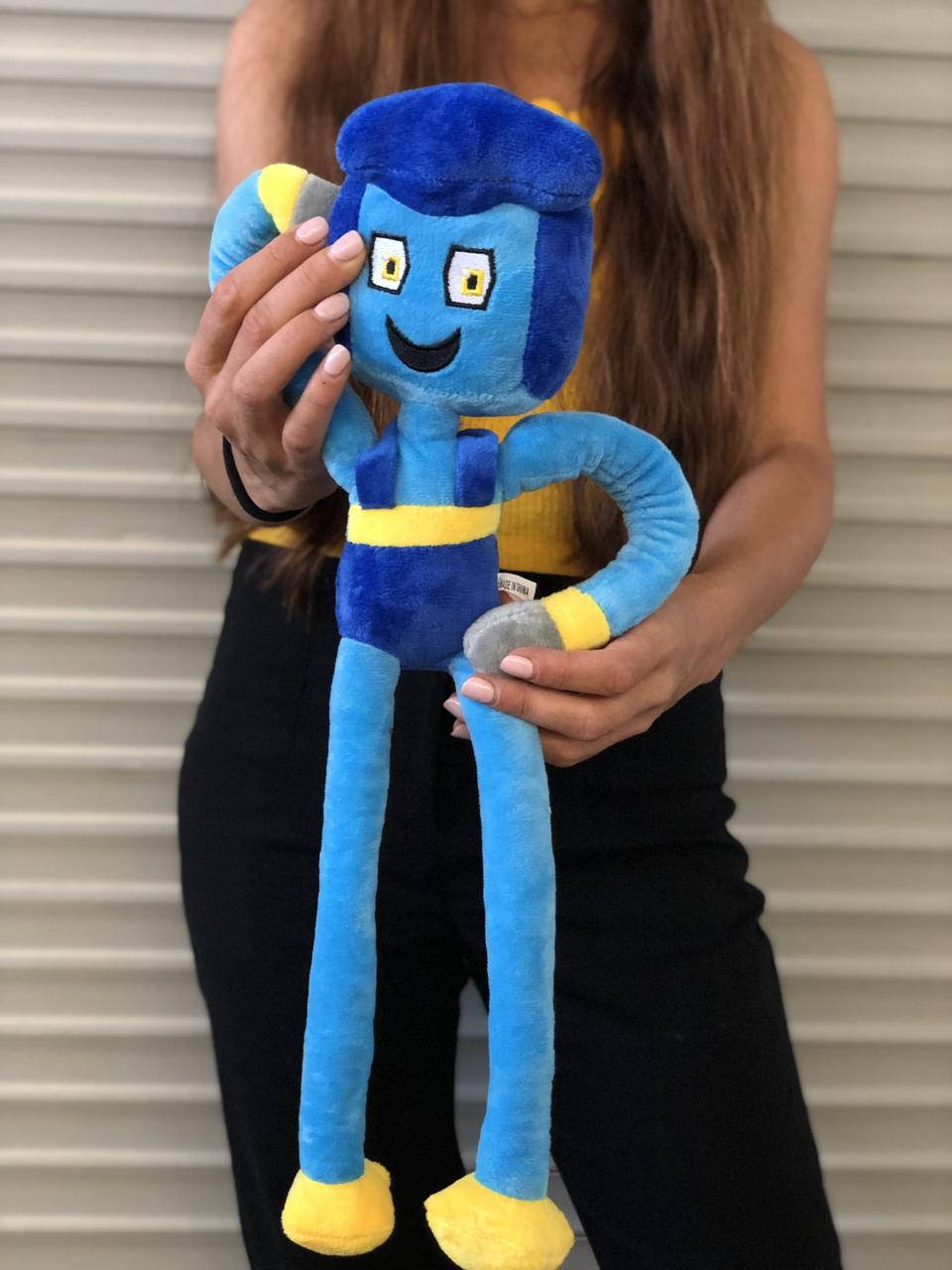 

Папа Хаги Ваги длинные ноги Huggy Wuggy 55 см., Синий