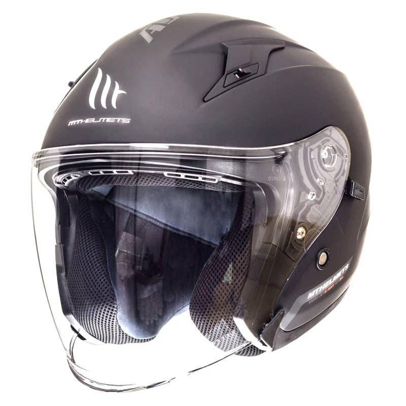 

Шлем MT Jet Avenue SV Solid Black Mat, Черный