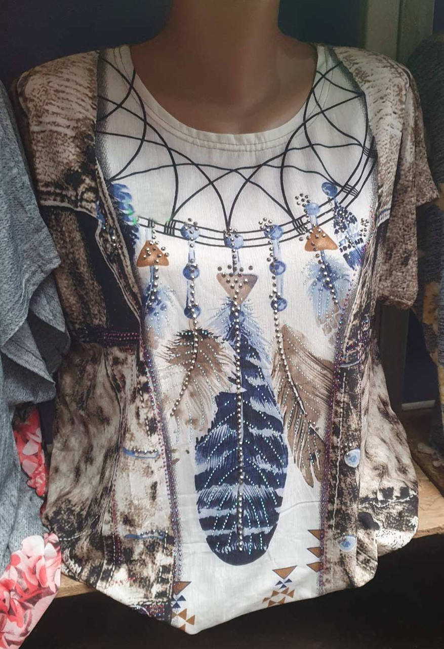 

Практичная женская футболка на лето большого размера, Разные цвета