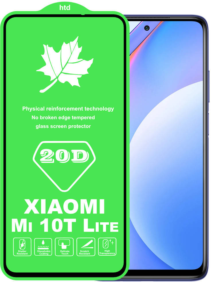 

20D Стекло Xiaomi Mi 10T Lite (большой радиус)