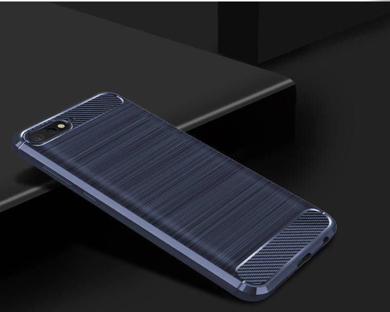 

TPU чехол накладка Urban для Huawei Y6 2018 (5 цветов) синий