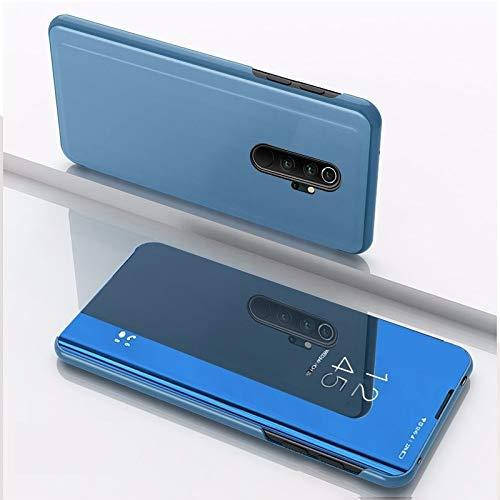 

Чехол Mirror для Xiaomi Redmi Note 8 Pro книжка зеркальная Clear View Blue, Синий