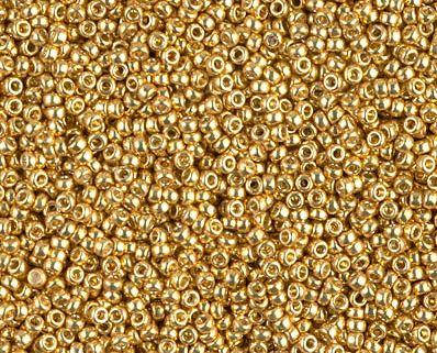 

Мiyuki 15/0 круглий 4202 Duracoat Galvanized Gold (5 г.)