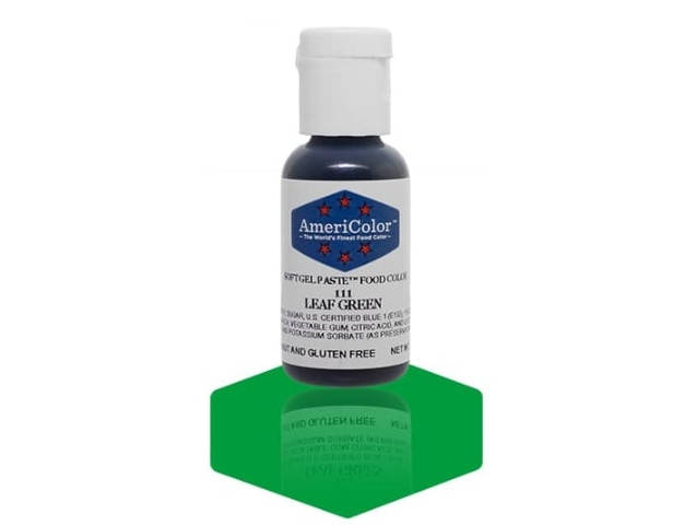 

Краситель гелевый Americolor Зеленый Лист (Leaf green)