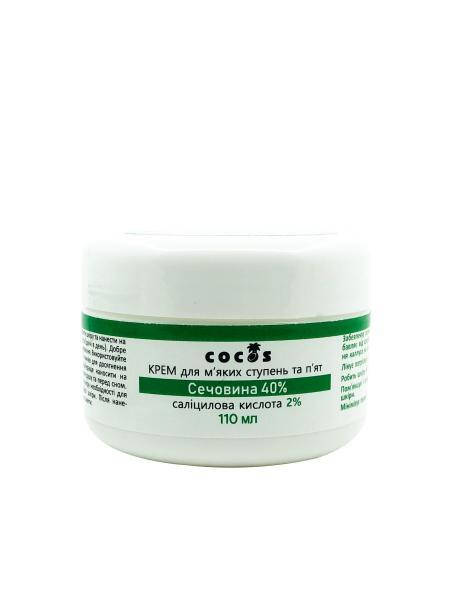 

Натуральный крем для ног Cocos ламеллярный с мочевиной 40%