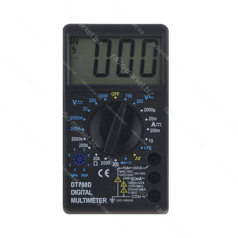 

Цифровой мультиметр DT700D