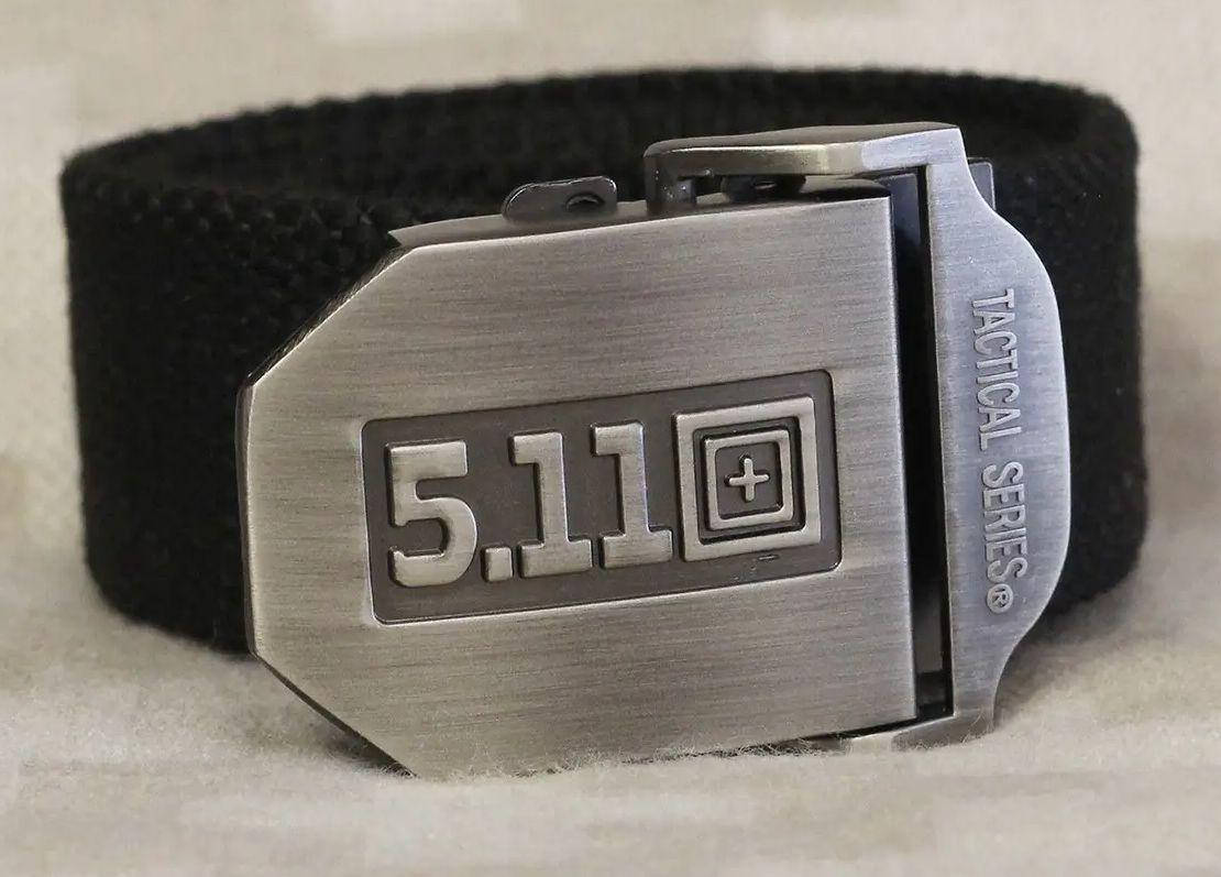 

Тактический ремень 5.11 tactical, 4 см, цвет черный, металическая бляха