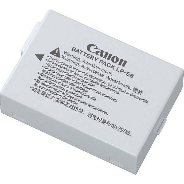 

Аккумулятор Canon 7,4v 1120 mAh Li-Ion LP-E8