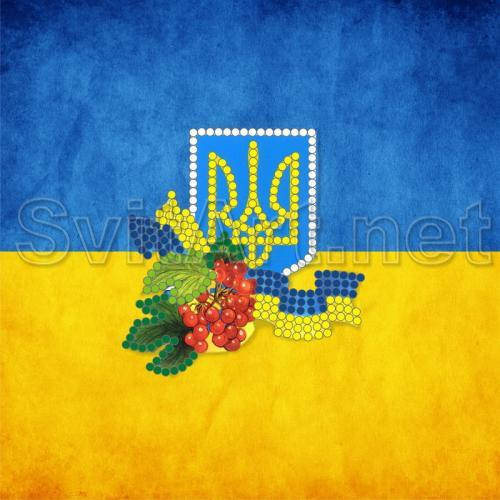 

Набір для вишивки магнітика "Герб України"