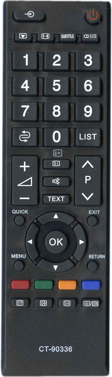 

Пульт для телевизора toshiba CT-90336