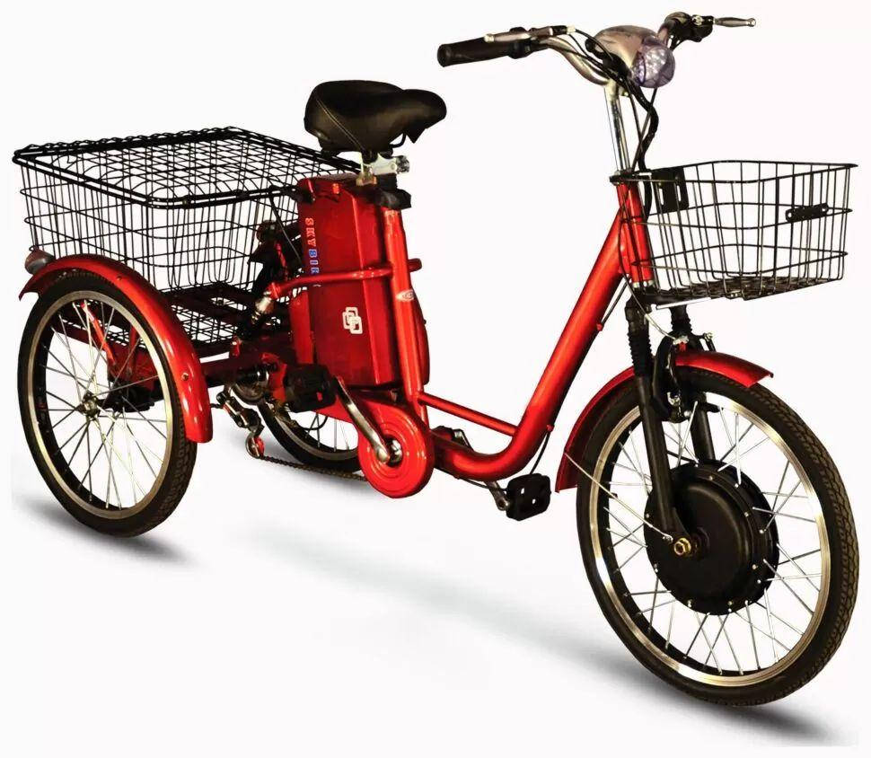 

Электровелосипед SkyBike трицикл (350W-36V) красный