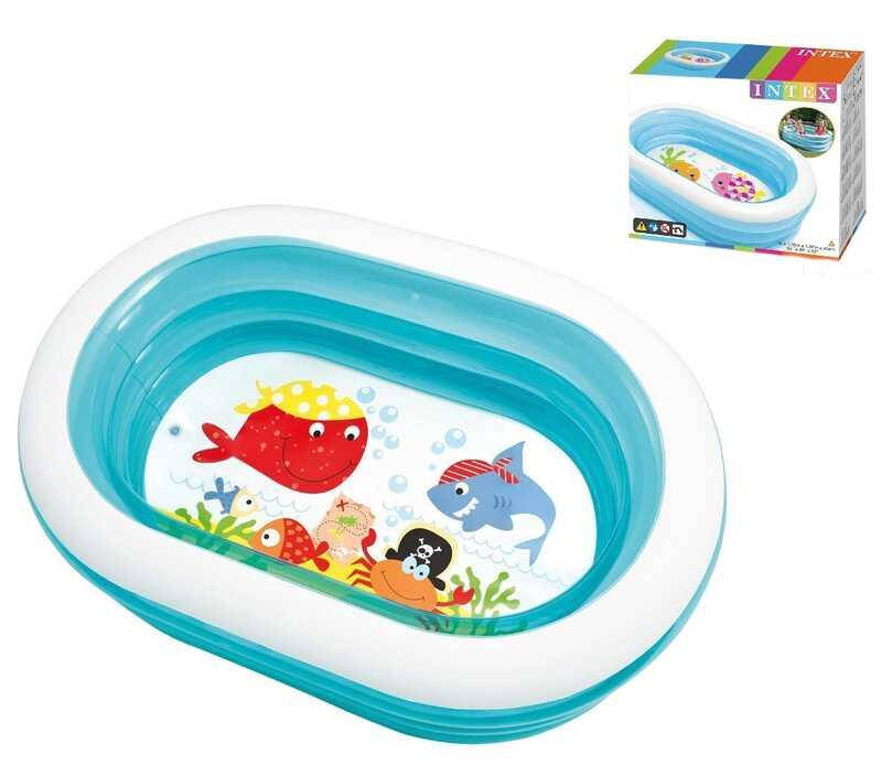 

Intex Бассейн 57482 NP (6) «Китенок» размером 163х107х46см, объём: 238л, вес: 2,66кг, от 3 лет