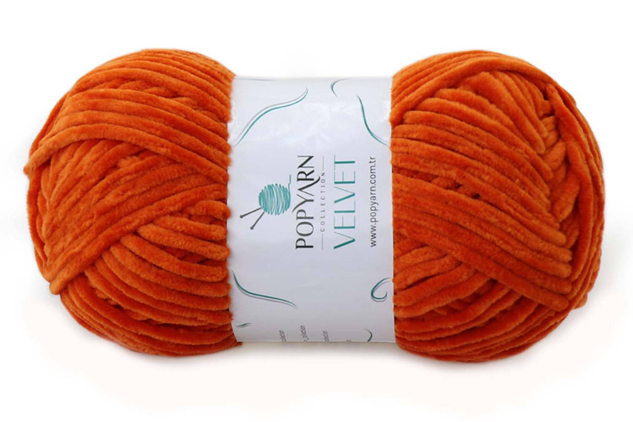 

Popyarn Velvet, Рыжий №030, Оранжевый