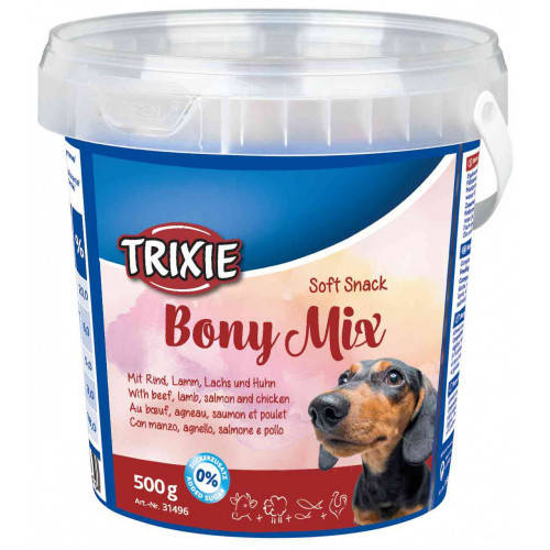 

Лакомства для дрессировки собак ассорти TRIXIE "BONY MIX" 500 гр