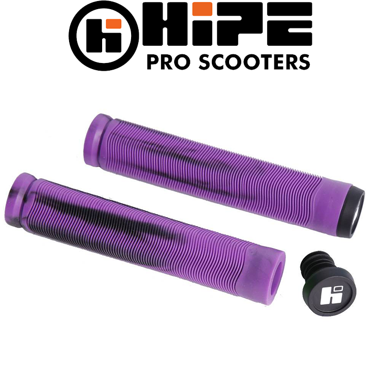 

Грипсы для трюкового самоката Hipe H4 Duo, 155мм, black/violet