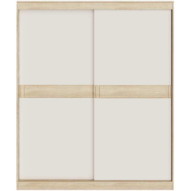 

Шкаф-купе Эверест Соната-1800 дуб сонома/белый