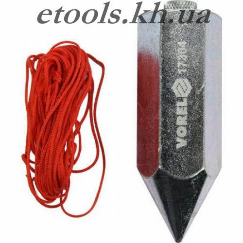 

Отвес строительный со шнуром 300 гр Vorel 17304