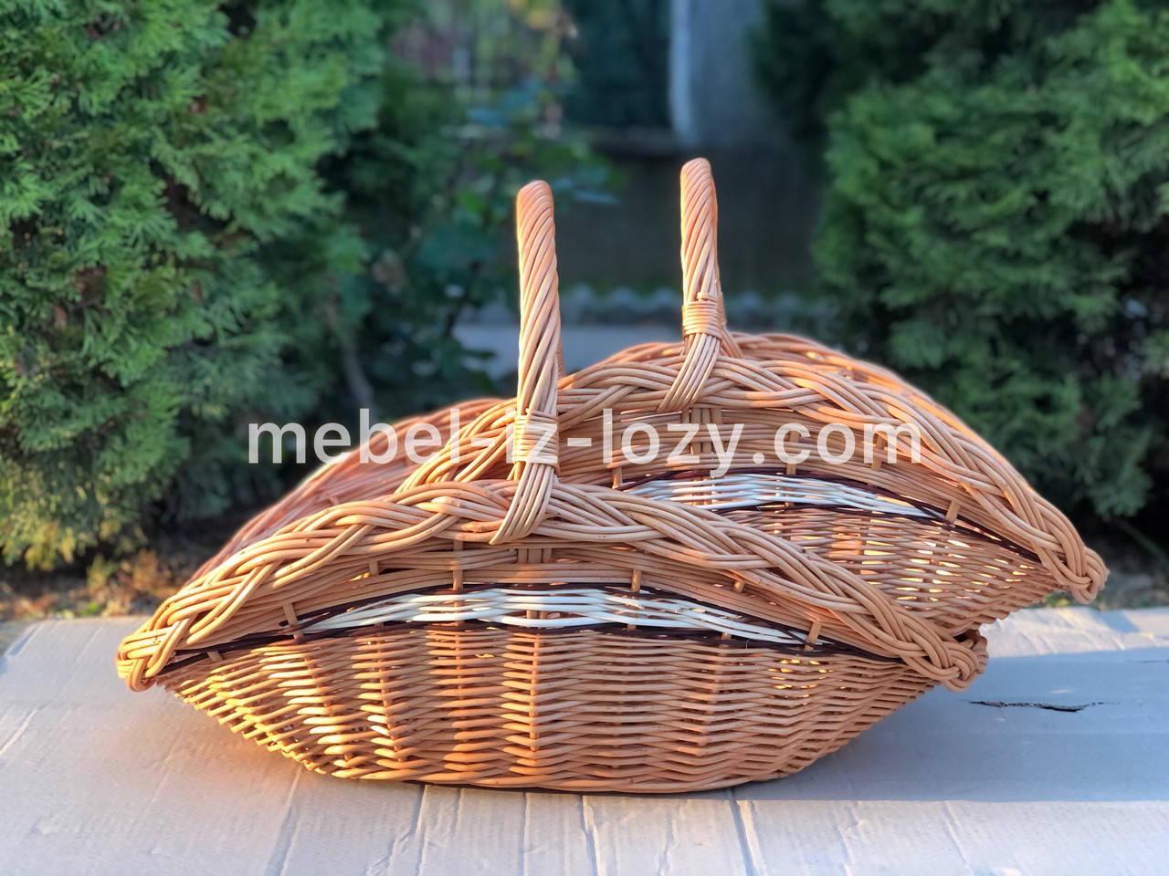 

Корзины для камина из лозы 2 шт.