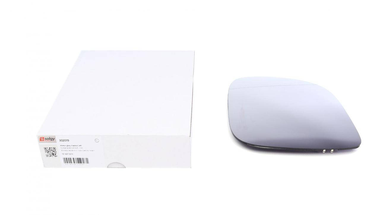 

Стекло зеркала левое (с подогревом) (вставка, вкладка) VW T5 09- (302019) SOLGY