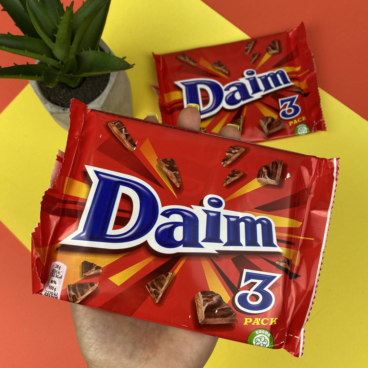 

Шоколад молочный с карамелью Дейм Daim Caramel Bar 3 шт 84 г